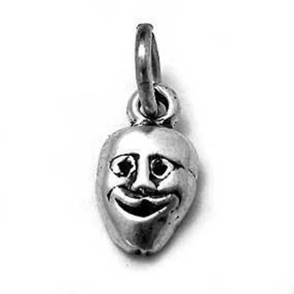 Small Comedy Charm. Sterling Silver - image 1